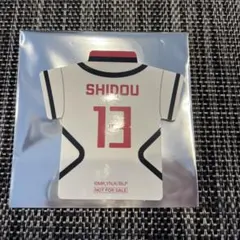 ブルーロック展　入場者特典　ユニフォーム型ステッカー　士道龍聖