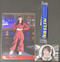 ニアジョイ 大信田美月 缶バッジくじ サマーツインテール 無謀人 生写真