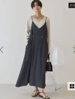 【新品未使用】AMERICAN HOLICドットキャミワンピース