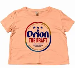 オリオンビール　クロップド丈　ピンクTシャツ