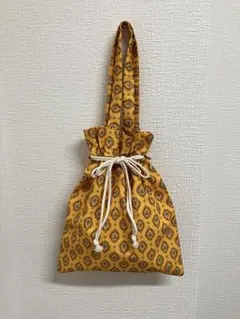 【ハンドメイド】巾着トートバッグ