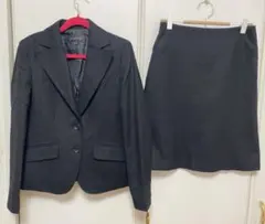 スーツ　ジャケットスカート　グリーンレーベル　ユナイテッドアローズ S 黒