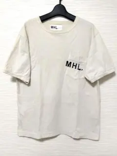 MHL. MARGARET HOWELL ポケットTシャツ ホワイト M