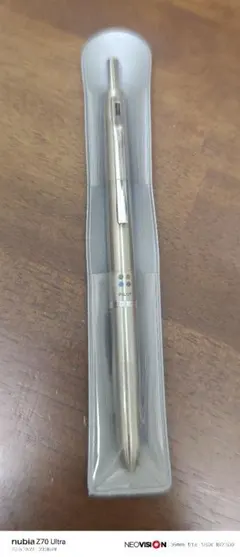 PILOT 多機能ボールペン シルバー軸　細軸4色