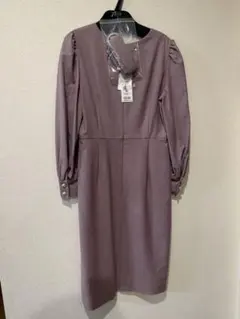 PROPORTION BODY DRESSING パープル 長袖ワンピース