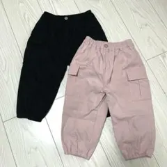 カーゴパンツ 2色セット　90センチ