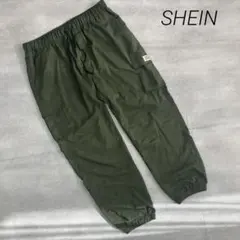 美品❣️シーン カーゴパンツ カーキ 緑　ウエストゴム メンズ　大きめ