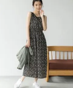 花柄　ワンピース　ノースリーブ　fifth