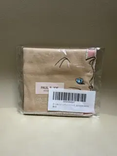 PAUL & JOE ハンカチ 猫 刺繍 ベージュ ACCESSOIRESのサムネイル
