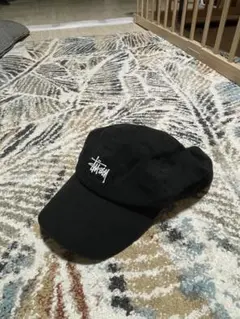 Stussy ベースボールキャップ タグ付き 黒 - メルカリ
