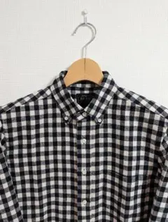 極美品　BEAMS PLUS　シャツ　フランネル　ギンガムチェック　BD　日本製
