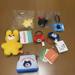 mojojojo キャラクターグッズ6点セット キーホルダー　ヘアゴム　ポーチ