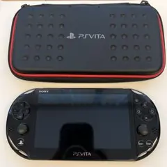 SONY PS Vita PCH-2000 本体 ブラック 純正ケース付
