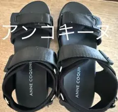 ANNE COQUIN スポーツサンダル ブラックのサムネイル