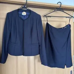 セレモニースーツ　ジャケット13号　スカート13号　ネイビー　入学　入園