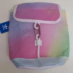 アディダス　ミニ バックパック　リュック　レディース　レインボー カラー