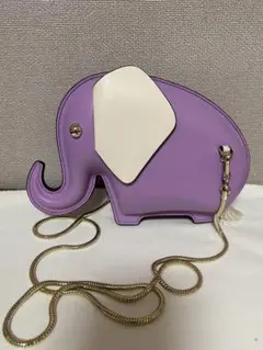 美品　ケイトスペード エレファント　象　ショルダーバッグ　カーキ×ピンク 2026年最新】ケイトスペードニューヨーク象バッグの人気アイテム