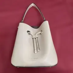 kate spade バケツ型バッグ クリームピンク