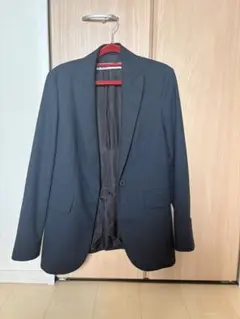 ZARA ストライプ テーラードジャケット XS 黒