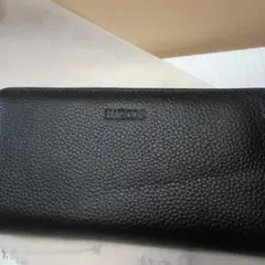 未使用バルコスレザー黒長財布
