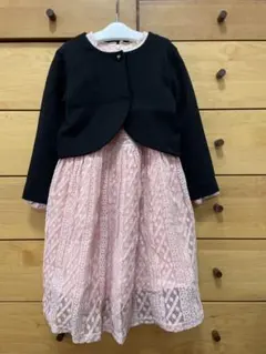 卒園式⭐︎入学式⭐︎ピンク レース ワンピース フレアスリーブ⭐︎120cm