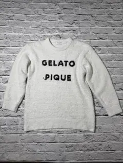新品タグ付き！ジェラピケ♡ パウダービスケットジャガードプルオーバー （PNK） ジェラートピケ gelato pique パウダービスケットジャガードプル