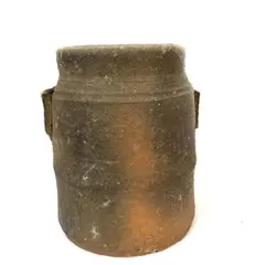 美品【 antique アンティーク 】 古備前　花器　花瓶　備前焼のサムネイル