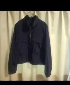 GU ブラック ナイロン ジャケット