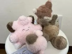 ピッピ&ピィ　オオタチ&オタチ　ぶるぶる…むぎゅ！ぬいぐるみ　セット