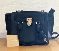 MICHAEL KORS マイケルコース　ブラック　ショルダー　ハンド　バッグ