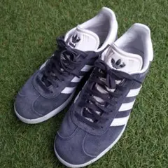 [used]アディダス GAZELLE スニーカー 23.5cm グレー