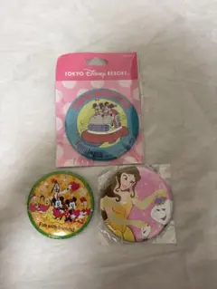 ディズニー缶バッジ 3個セット
