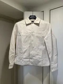 ZARA コットンツイル ワークジャケット アイボリー Sサイズ