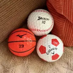★ゴルフボール 3個セット デザインボール