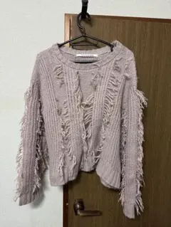 ピンク フリンジニット レイカズンのサムネイル