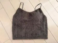 GU ブラフィールフェイクファー キャミソール ⭐︎