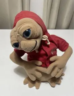 E.T. ぬいぐるみ 赤 フード付き USJ 廃盤 当時物 ガラケーケース