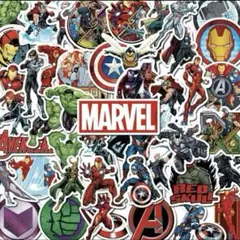【残りわずか】大人気 マーベル　アベンジャーズ　シール　50枚　防水　ステッカー