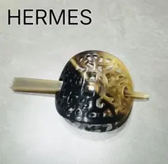 HERMES エルメス　バッファローホーン かんざし　ヘアアクセサリー