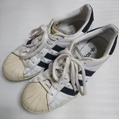 adidas 24.5 金ベロ金ロゴ スーパースター 80s スニーカー