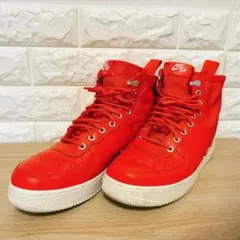 美品 NIKE AIR SF AF1 スニーカー オレンジ