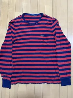 Polo Ralph Lauren 赤紺ストライプ長袖カットソー Sのサムネイル
