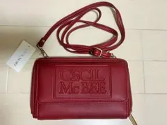CECIL McBEE ショルダーお財布バッグ レッドのサムネイル