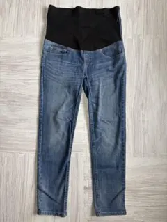 マタニティ ストレッチデニムパンツ