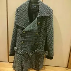 RADIATE チェック柄 トレンチコート