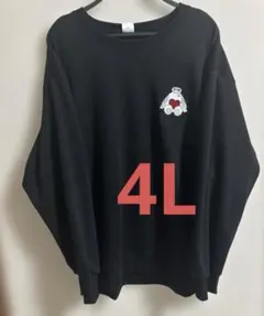 タグ付き　ベイマックス 裏起毛 4Lディズニー　レディース　スウェット