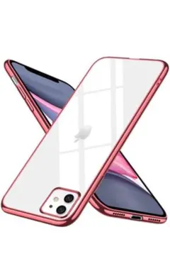 iPhone 11 ケース クリア スリム tpu 透明 ストラップホール付き