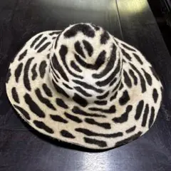 あ*か様 ゼブラ柄ファーハット