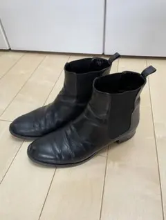 ユナイテッドアローズ/UNITED ARROWSレザー サイドゴアブーツ23.5