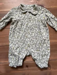 バースデイ　花柄ロンパース60-70㎝長袖